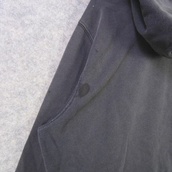 The North Face Hoodie Sweatshirt Mens XL Black Half Dome Logo Fleece Pullover - Picture 8 of 11